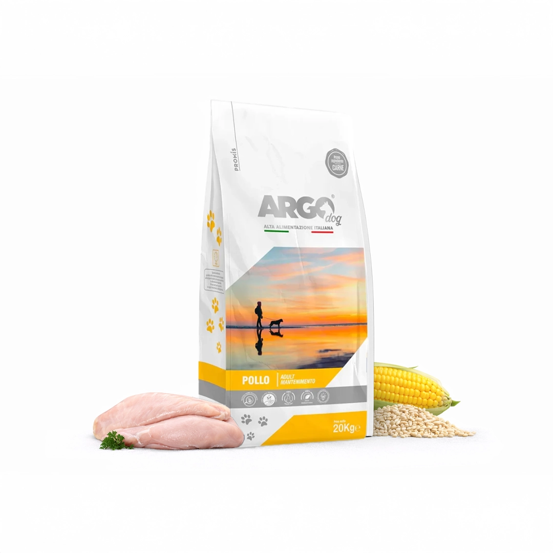 Standard - Суха храна Argo Pollo за кучета от всички породи с пилешко, 20кг.