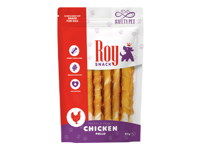 SAFETY PET ROY SNACK С ПИЛЕШКО - ПРЪЧИЦИ ОТ СУРОВА КОЖА