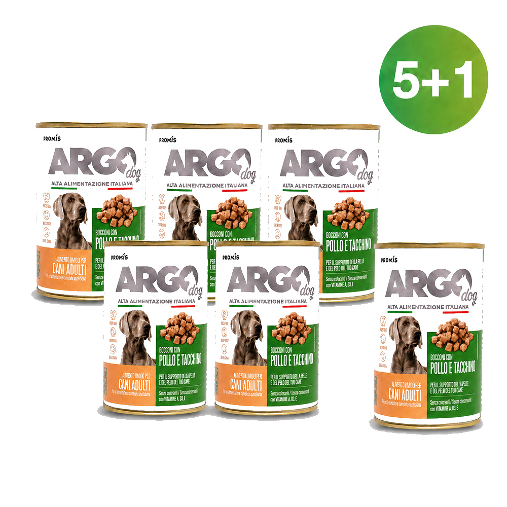 ARGO DOG С ПИЛЕШКО И ПУЕШКО 6 бр. х 415 гр.